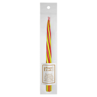 Свеча Ритуальная двухцветная скрутка 7 свечей 20 см, в ассортименте Красная с черным