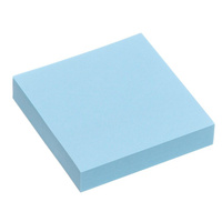 Блок с липким краем 51 мм х 51 мм, 100 листов, пастель, голубой Calligrata