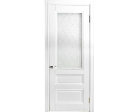 Межкомнатная дверь, Венеция-1 белая 9003