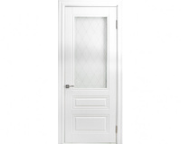 Межкомнатная дверь, Венеция-1 белая 9003
