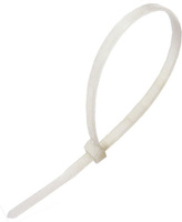 Хомут-стяжка для кабеля 250х3,6мм нейлон (упак. 100шт.) белый