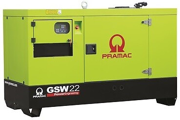 Дизельный генератор Pramac GSW 22 Y 1 фаза