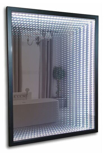 Зеркало настенное Aquarelle Серенити (багетная рама, выключатель-датчик на движение) 600х800