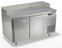 Охлаждаемый стол для пиццы боковой агрегат столешница нержавеющая сталь 1/3 СПБ/П-126/20-1307 (1390x700x850 мм) Техно ТТ