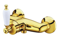 Смеситель Boheme Vogue 214-MR-B для душа золото Murano, чёрное