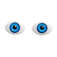 Глаза, набор 8 шт., размер радужки 12 мм, цвет голубой Школа талантов
