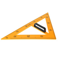 Треугольник для школьной доски, с держателем, прямоугольный, 45° No brand