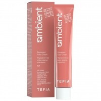 Tefia - Перманентная крем-краска для волос Ambient, 9.01 Очень светлый блондин натуральный пепельный, 60 мл