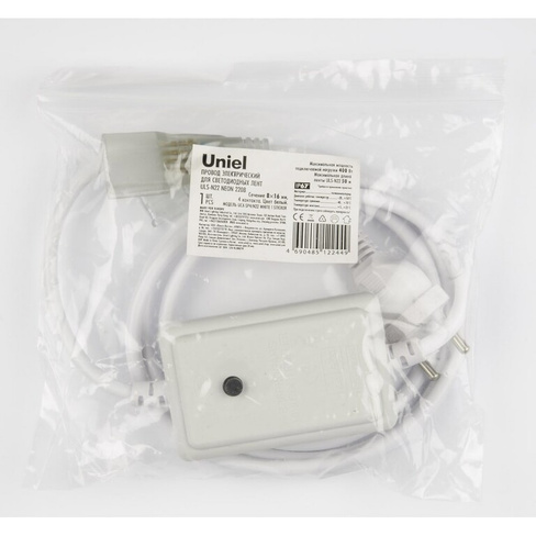Электрический провод для светодиодных лент ULS-N22 Uniel UCX-SP4/N22 WHITE