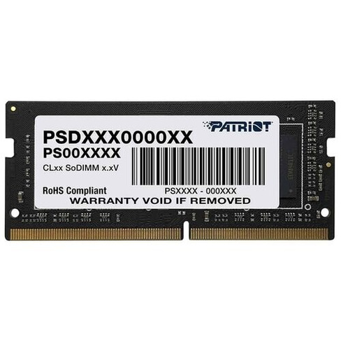 Оперативная память Patriot Memory 8 ГБ DDR4 SODIMM CL22 PSD48G320081S