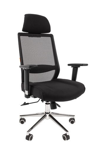 Офисное кресло Chairman 555 LUX TW черный
