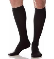 Гольфы компрессионные Ergoforma 302 мужские профилактические с закрытым носком плотные черные