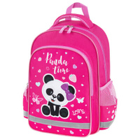 Рюкзак ПИФАГОР SCHOOL 1 отделение 3 кармана Panda time 38x28х14 см 271406