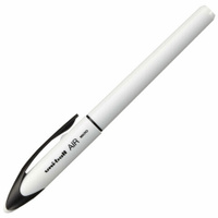 Ручка-роллер Uni-Ball AIR Micro СИНЯЯ корпус белый узел 05 мм линия 024 мм 15906 UBA-188-E WHITE UNI