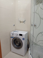Комплексный ремонт ванной комнаты с установкой стиральной машинки