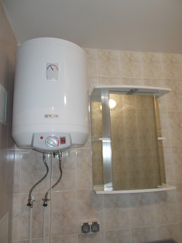 Комплексный ремонт ванной комнаты с установкой водонагревателя