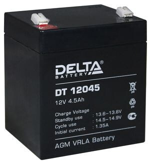 Аккумуляторная батарея delta DT 12045