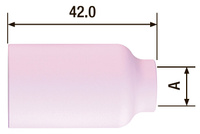 FUBAG Сопло керамическое для газовой линзы №8 ф12.5 FB TIG 17-18-26 (10 шт.)