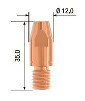 FUBAG Контактный наконечник M10х35 мм CuCrZr D=1.0 мм (25 шт.)