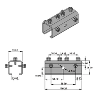 Муфта соединительная для С-рельс H-C3004 (H-CO4)