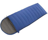 Спальник-одеяло пух BASK Blanket PRO M Right синий / тмн серый
