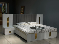 Спальня "Тера" кровать 1,8 м, шкаф 6 дверный, цвет белый