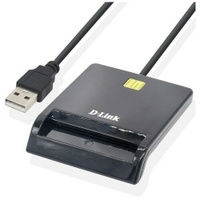 D-Link Сетевое оборудование DCR-100 B1A USB-считыватель контактных смарт-карт