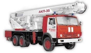 Автоподъемник коленчатый пожарный АКП-35 КамАЗ-53215