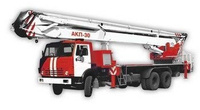 Автоподъемник коленчатый пожарный АКП-30 КамАЗ-53215