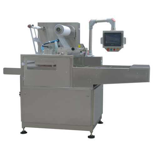 Автоматический конвейерный запайщик лотков с функцией вакуумизации и газации HVT-450A (210х148) Hualian Machinery