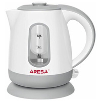 Чайник электрический ARESA AR-3468 1,0 л, 1350-1600 Вт, белый