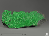 Уваровит (зелёный гранат), 24х9,5х6,5 см