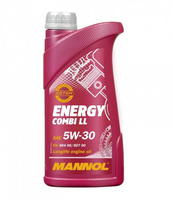 Масло моторное MANNOL Energy Combi LL 5W/30 (PAO) (1л.) SN/CF/504/507