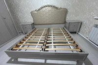 Спальня "Мария" кровать 1,8 м, шкаф 4/6ти створчатый, цвет серый