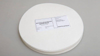 Фильтры обеззоленные Белая лента 100 шт/упак, диаметр 220 мм