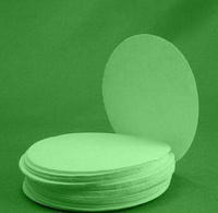 Фильтры обеззоленные Зелёная лента 1000 шт 10 уп по 100 шт, диаметр 125 мм
