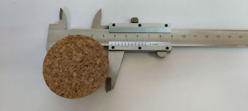 Пробка корковая конусная №9 47/38 мм h 26 мм