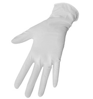 Латексные перчатки, смотровые, неопудренные с полимерным покрытием, нестерильные, 6,5 г, S, 500 пар, 1000 шт.