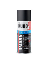 Краска "KUDO" черная матовая (520 мл) (ремонтная ) (аэрозоль)