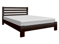 Двуспальная кровать Барди Орех темный, 90х200 см