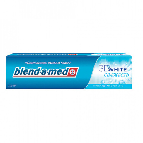 Зубная паста BLEND_A_MED 3D WHITE Прохладная свежесть
