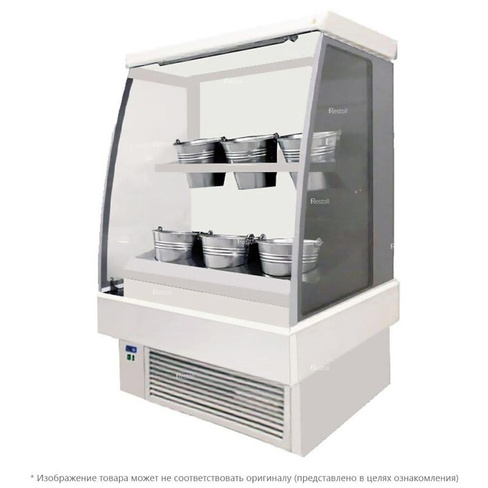 Горка холодильная для цветов ES-SYSTEM K RCS SCORPION 02 MINI FL 0,9 белая Es-System K KC71-110 VV 0,6-1 (9005)