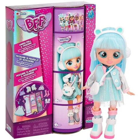 Кукла Cry Babies BFF Kristal Кристал 9 сюрпризов IMC Toys