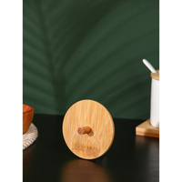 Крышка бамбуковая для чайника с ручкой bellatenero BellaTenero