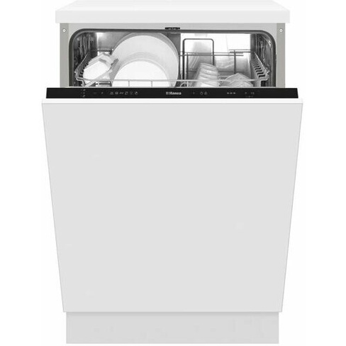 Встраиваемая посудомоечная машина Hansa ZIM615PQ, 60 см, с защитой от протечек, 5 программ, 2 корзины, режим экстра сушк