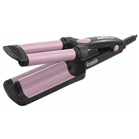 Щипцы для волос ARESA AR-3337 35 Вт, розовый